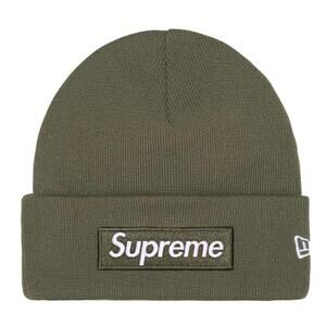 🫒 Supreme Box Logo Beanie "Olive"
